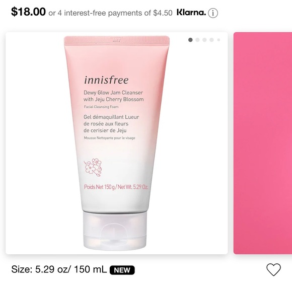Innisfree Dewy Glow Jam Cleanser with Jeju Cherry Blossom - Picture 4 of 6